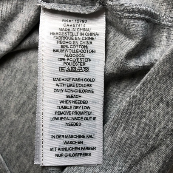 TRUE RELIGION Men’s Heather Gray Short Sleeve Logo T-shirt Sz Large - Picture 10 of 12